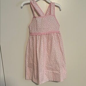 Adorable Pink Floral Kids Dress